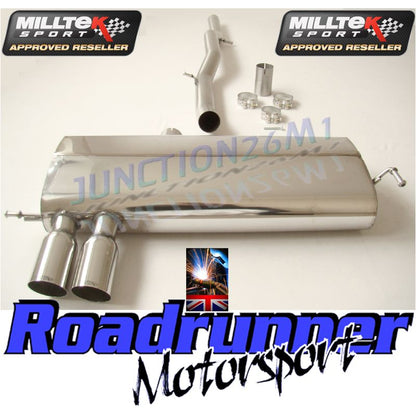 Milltek Exhaust  Audi S3 1.8T QUATTRO 8L Cat-back Exhaust SSXAU120