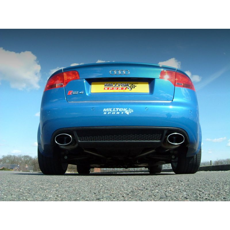 Milltek Exhaust  Audi RS4 B7 4.2 V8 SALOON AVANT AND CABRIOLET Cat-back Exhaust SSXAU116