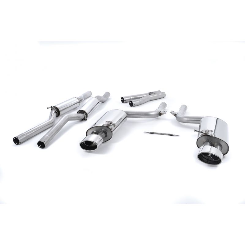 Milltek Exhaust  Audi RS4 B7 4.2 V8 SALOON AVANT AND CABRIOLET Cat-back Exhaust SSXAU060