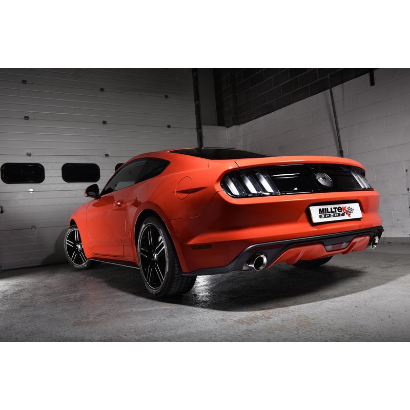 Milltek Exhaust  Ford Mustang 2.3 Ecoboost (Fastback) Large Bore Downpipe and Hi Flow Sports Cat  Fits OE SSXFD170