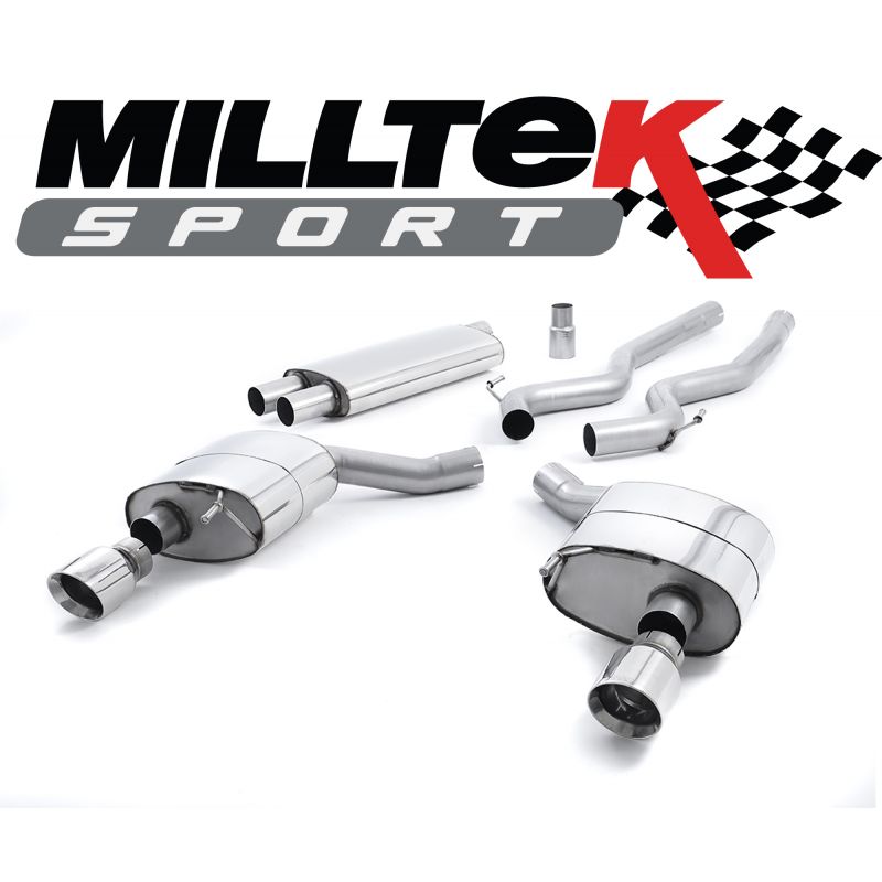 Milltek Sport - Ford Mustang 2.3 Ecoboost (Fastback) 2015 on Cat Back Exhaust System Resonated SSXFD173