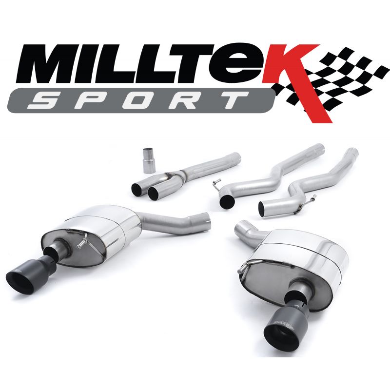 Milltek Sport - Ford Mustang 2.3 Ecoboost (Fastback) 2015 on Cat Back Exhaust System Non Resonated SSXFD176