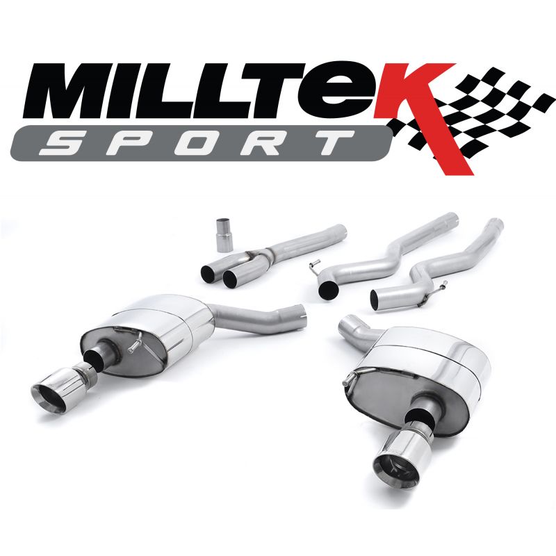 Milltek Sport - Ford Mustang 2.3 Ecoboost (Fastback) 2015 on Cat Back Exhaust System Non Resonated SSXFD175