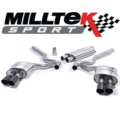 Milltek Sport - Ford Mustang 2.3 Ecoboost (Fastback) 2015 on Cat Back Exhaust System Resonated Quad SSXFD181