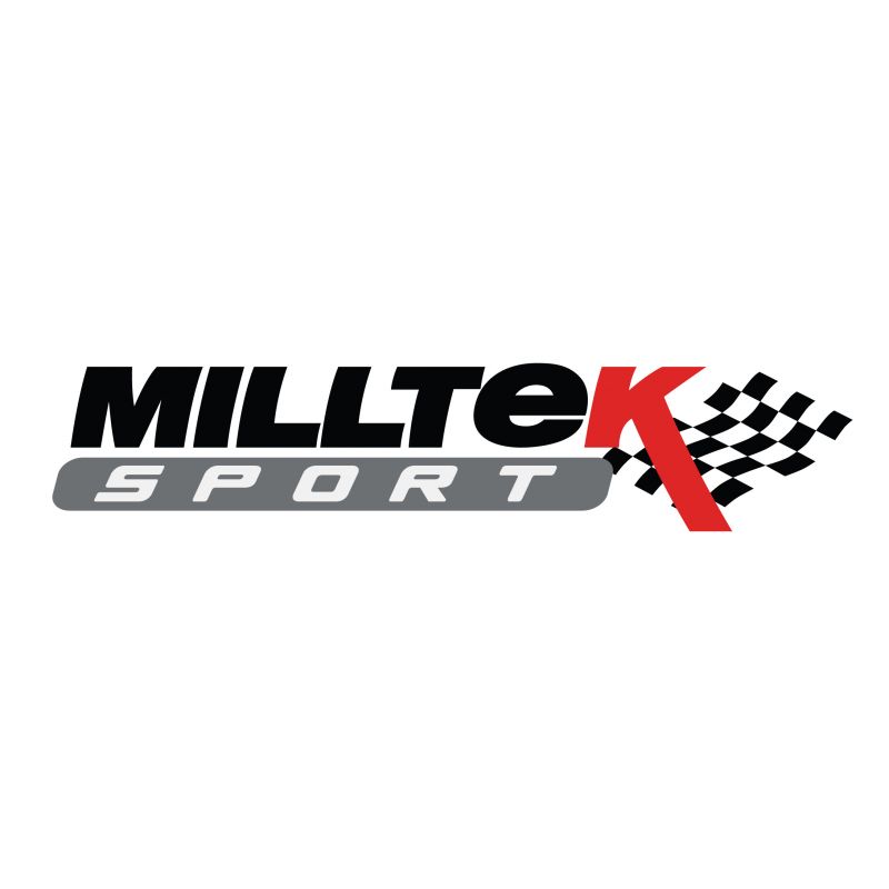 Milltek Exhaust  Audi S1 2.0 TFSi Quattro Cat back Exhaust System Non Resonated Quad Polish Oval SSXAU491