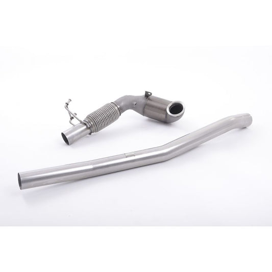 Milltek Exhaust - Audi A3 2.0 TFSI quattro Sedan 8V (US-only) Large Bore Downpipe and Hi-Flow Sports Cat SSXAU381