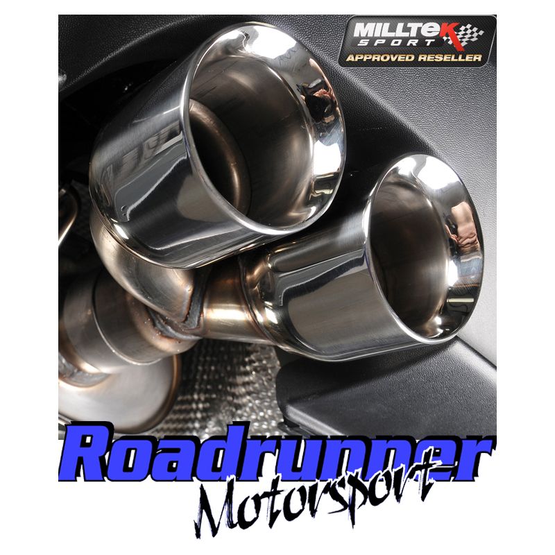 Milltek Exhaust Audi A1 1.4 TFSi 122PS 2010 on Cat Back Exhaust System Non-Resonated SSXAU283