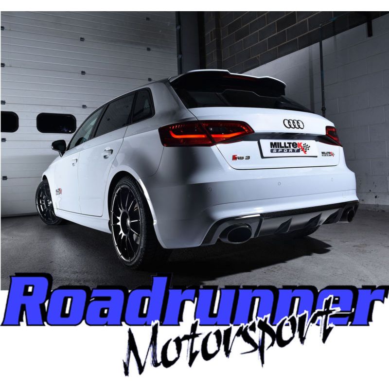 Milltek Exhaust  Audi RS3 SPORTBACK (8V MQB  Pre Facelift Only) Cat-back Exhaust SSXAU591