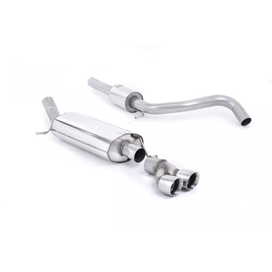 Milltek Audi A1 S line 1.4 TFSI 122PS 2010 on Cat back Exhaust System Resonated SSXAU282