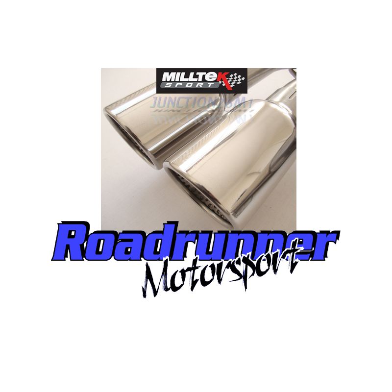 Milltek Exhaust Audi A3 2.0T FSI QUATTRO SPORTBACK 2004 to 2012 Cat back Exhaust System Non Resonated SSXVW046