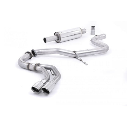 Milltek Sport Audi A3 2.0 TDI 150 MQB 2WD 2013 on Cat back Exhaust System Resonated SSXAU358