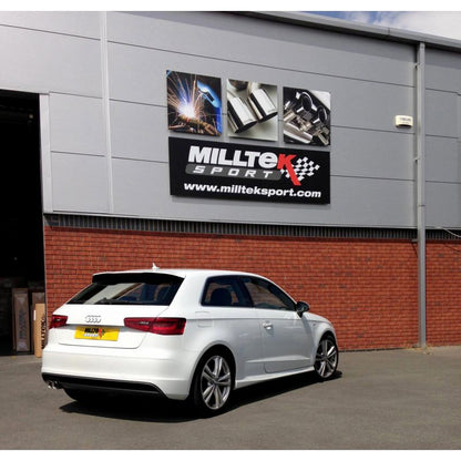 Milltek Exhaust Audi A3 2.0 TDI 184PS MQB 2WD (3 Door & Sportback Models) Cat back Exhaust SSXAU358