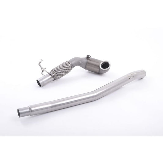 Milltek Exhaust - Audi S3 2.0 TFSI QUATTRO SALOON 8V Large Bore Downpipe and Hi-Flow Sports Cat SSXVW349