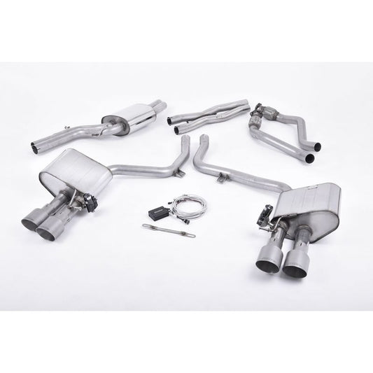 Milltek Exhaust - Audi S4 3.0 SUPERCHARGED V6 B8.5 Cat-back Exhaust SSXAU408