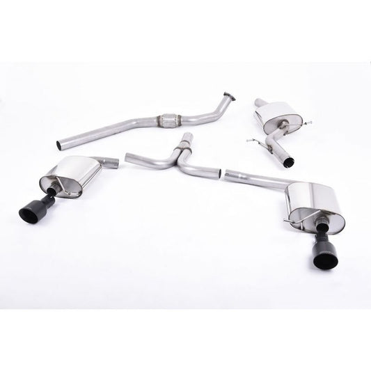 Milltek Exhaust - Audi A4 2.0 TFSI S LINE B8 (2WD AND QUATTRO TIPTRONIC-ONLY) SALOON & AVANT Cat-back Exhaust SSXAU436