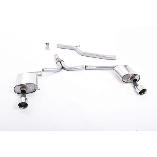 Milltek Exhaust - Audi A4 2.0 TDI B8 140PS / 177PS 2WD SALOON AND AVANT (S LINE MODELS ONLY) Cat-back Exhaust SSXAU298