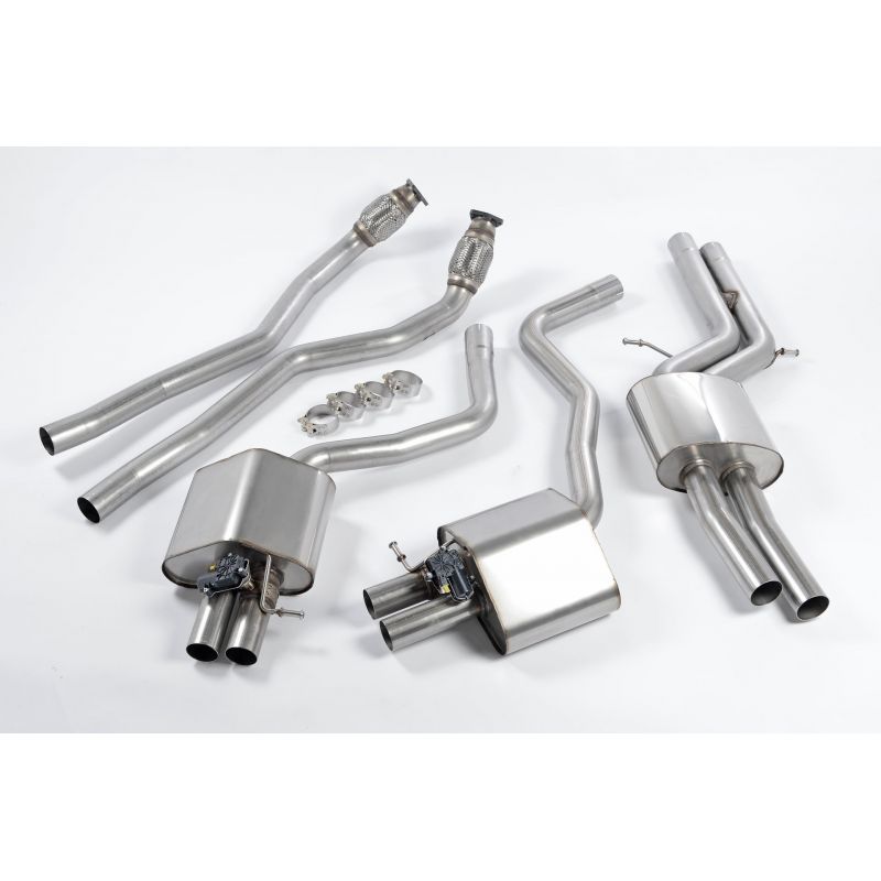 Milltek Exhaust - Audi RS7 SPORTBACK 4.0 V8 TFSI BITURBO Cat-back Exhaust SSXAU364