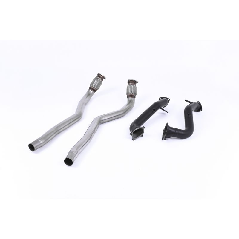 Milltek Sport - Audi RS7 SPORTBACK 4.0 V8 TFSI BITURBO Large-bore Downpipes and Cat Bypass Pipes SSXAU555