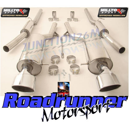 Milltek Sport - Audi RS6 C5 V8 BI-TURBO SALOON & AVANT Cat-back Exhaust SSXAU354