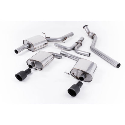 Milltek Sport - Audi A5 COUPE S LINE 2.0 TFSI 2WD AND QUATTRO (MANUAL ONLY) Cat-back Exhaust SSXAU439