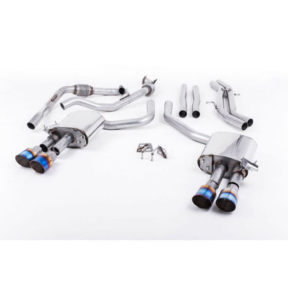 Milltek Sport - Audi S4 3.0 Turbo V6 B9 - Saloon/Sedan and Avant (Non Sport Diff Cars) 2016-2018 Cat-back Exhaust SSXAU653