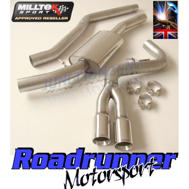 Milltek Sport - BMW 1 Series 118d & 120d M Sport Coupé (E82) 2008-2012 Cat-back Exhaust SSXBM951