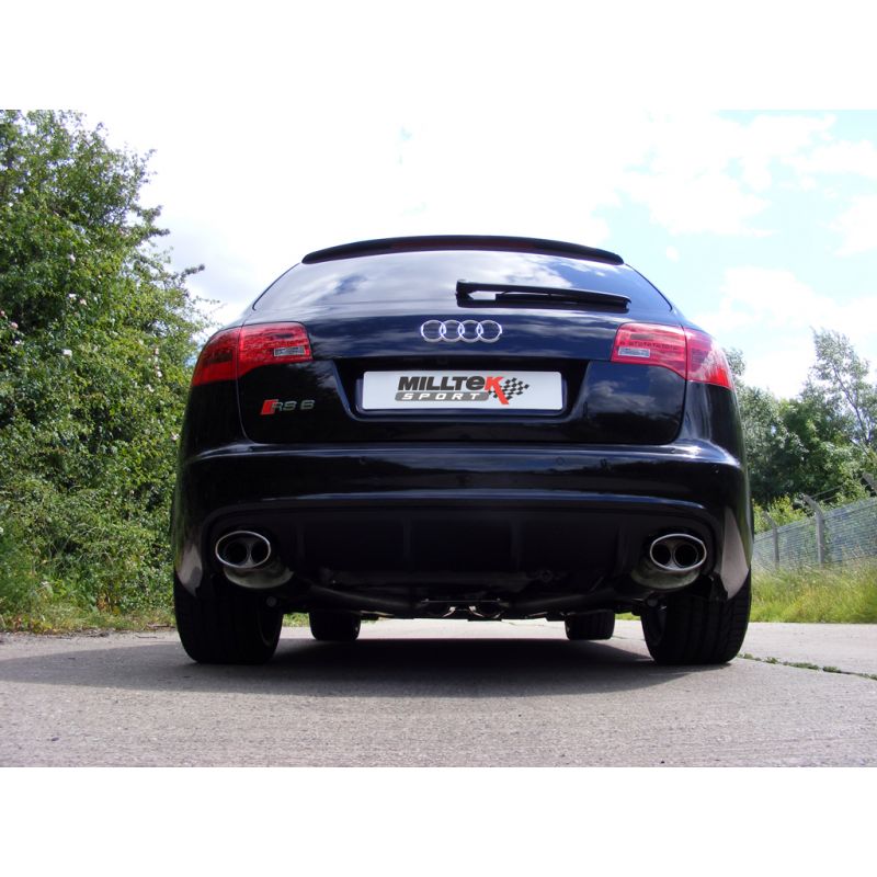 Milltek Exhaust  Audi RS6 C6 5.0 V10 BITURBO QUATTRO Cat-back Exhaust SSXAU213