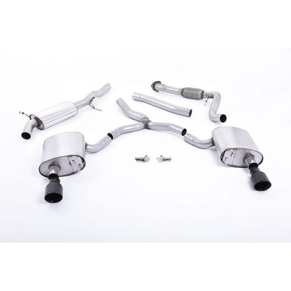 Milltek Exhaust - Audi A4 2.0 TFSI B9 Quattro Saloon & Avant Cat-back Exhaust (Non GPF Equipped Models Only) SSXAU611