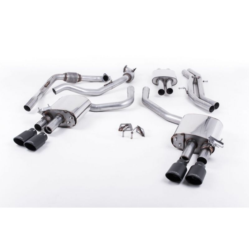 Milltek Exhaust - Audi S5 3.0 V6 Turbo Sportback B9 (Non Sport Diff Models Only with or without Brace Bars) Cat-back Exhaust (Non OPF/GPF Models) SSXAU649