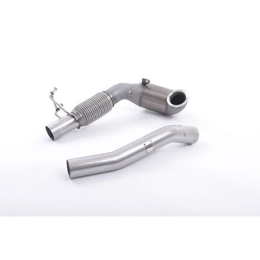 Milltek Exhaust - Volkswagen Golf MK7.5 GTi (Non Performance Pack Models & Non-GPF Equipped Models Only) Large Bore Downpipe and Hi-Flow Sports Cat SSXVW261