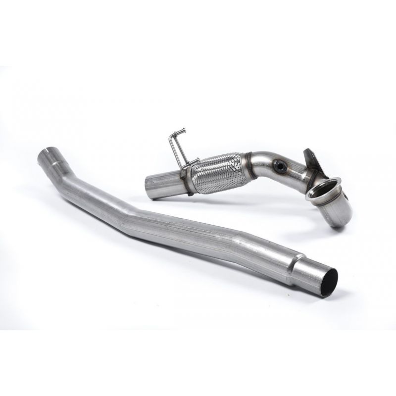 Milltek Exhaust - Volkswagen Golf MK7.5 GTi (Performance Pack Models & Non-GPF Equipped Models Only) Large-bore Downpipe and De-cat SSXVW395