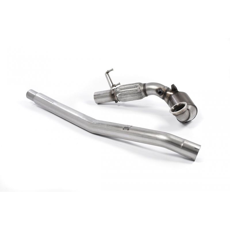 Milltek Exhaust - Volkswagen Golf MK7.5 GTi (Performance Pack Models & Non-GPF Equipped Models Only) Large Bore Downpipe and Hi-Flow Sports Cat SSXVW396