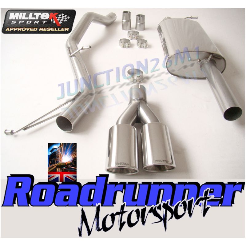 Milltek Exhaust  Volkswagen Transporter  Caravelle T6 SWB 150/180/204PS 2.0-Litre BiTDI 2WD and 4MOTION Particulate Filter-back Exhaust SSXVW198