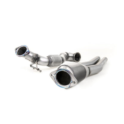 Milltek Exhaust  Audi RS3 Saloon / Sedan 400PS (8V MQB) Large Bore Downpipe and Hi-Flow Sports Cat (Non-OPF/GPF Models) SSXAU726