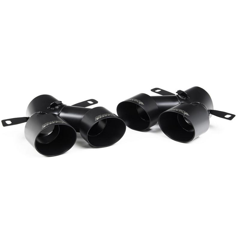 Milltek Sport - Mercedes A-Class A35 AMG 2.0 Turbo Black Tailpipe Tips For Exhaust SSXMZ134