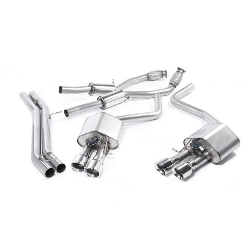 Milltek Sport - Audi S8 4.0 TFSI QUATTRO TIPTRONIC Cat-back Exhaust SSXAU468