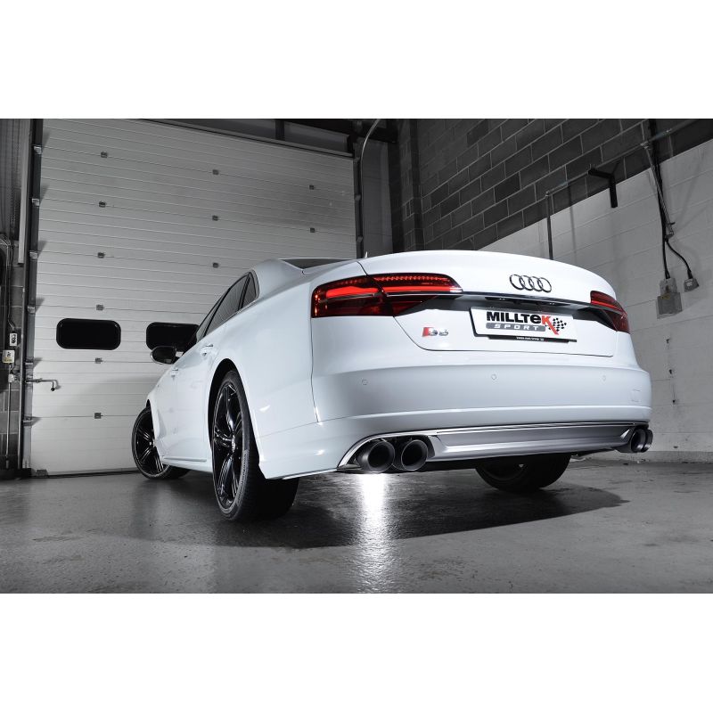 Milltek Exhaust  Audi S8 D4 4.0 TFSI QUATTRO TIPTRONIC Cat-back Exhaust SSXAU464