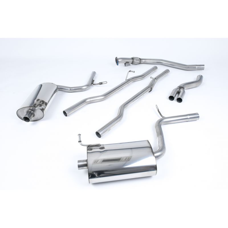 Milltek Sport - Audi A4 2.0 TFSI B7 QUATTRO AND DTM Cat-back Exhaust SSXAU515