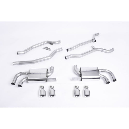 Milltek Sport - Porsche CAYENNE 958 TURBO 4.8 V8 Cat-back Exhaust SSXPO110