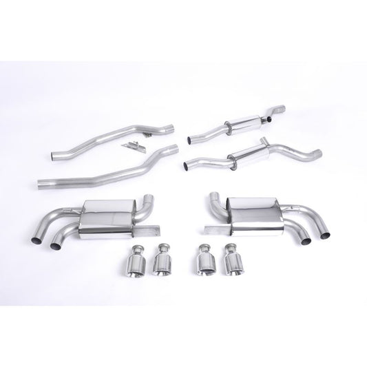 Milltek Sport - Porsche CAYENNE 958 TURBO 4.8 V8 Cat-back Exhaust SSXPO111