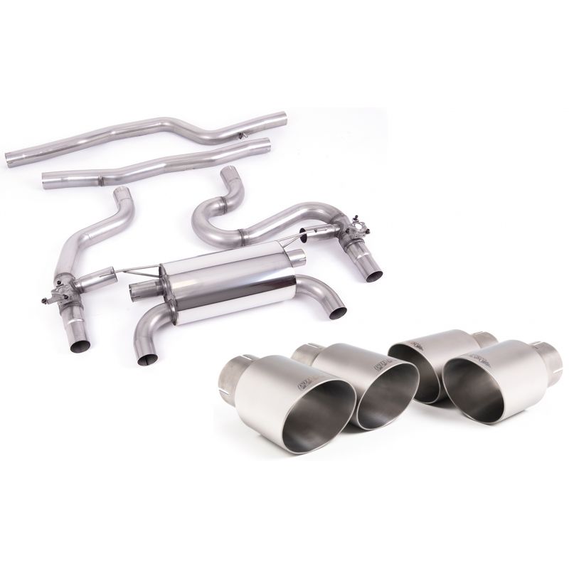 Milltek Exhaust - BMW 2 Series M2 Competition Coupé (F87) GPF Back Exhaust Equal Length System - Loudest SSXBM1142