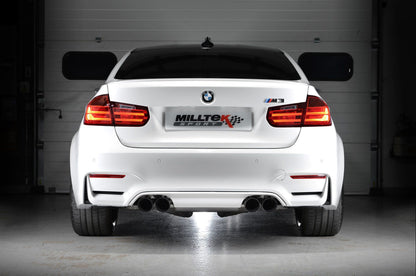 Milltek Exhaust  BMW M3 F80 Saloon & M3 Competition Saloon Cat back Exhaust System Equal Length LOUDEST SSXBM1148