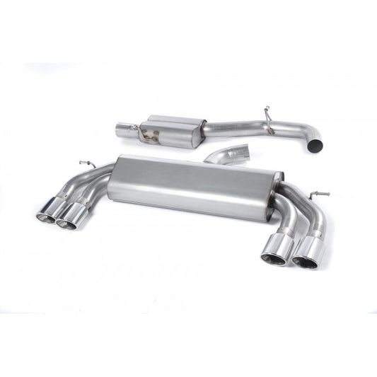 Milltek Exhaust - Audi S3 2.0 TFSI QUATTRO 3-DOOR 8V Cat-back Exhaust SSXAU526