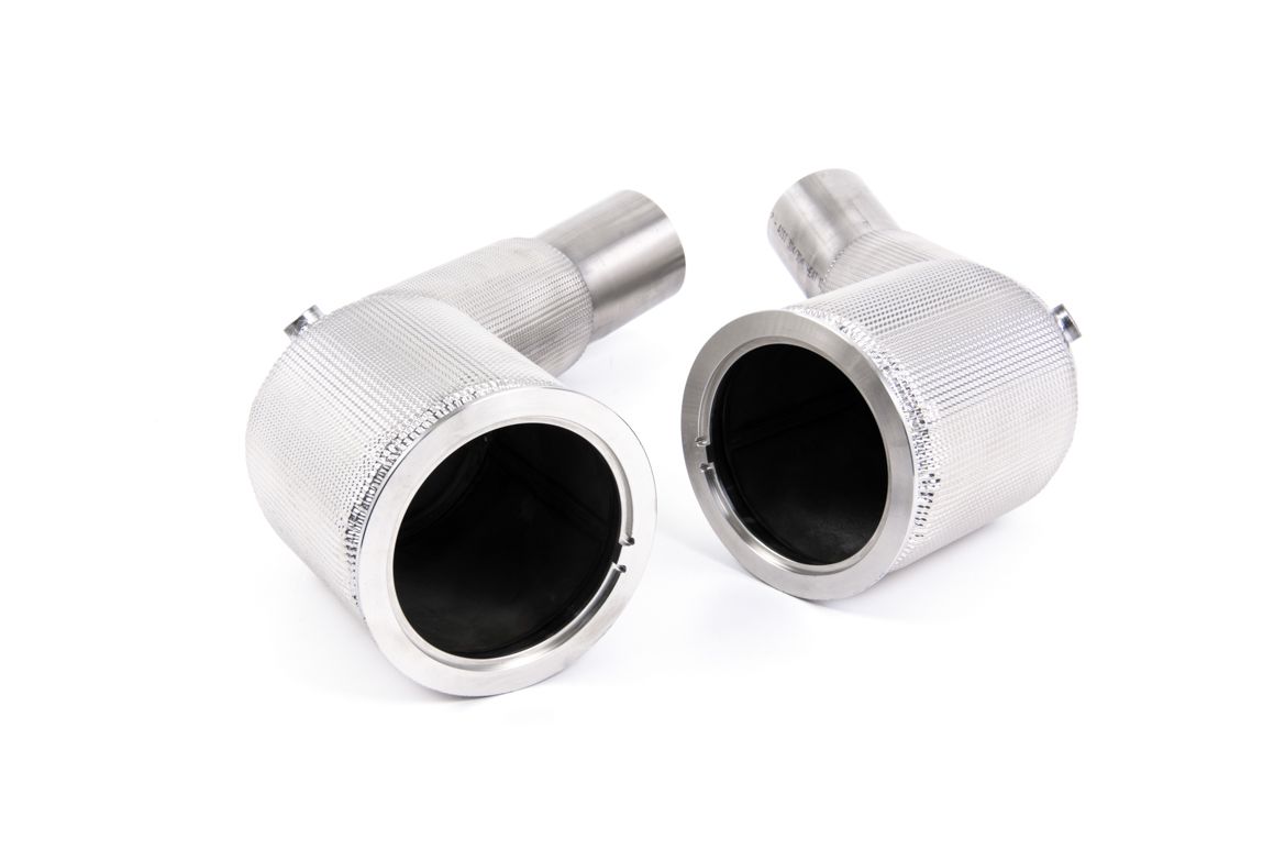 Milltek Exhaust  Audi RS7 C8 4.0 V8 bi-turbo (OPF/GPF Models) Large-bore De-cat Downpipes Inc GPF Bypass SSXAU871