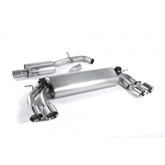 Milltek Exhaust - Audi S3 2.0 TFSI QUATTRO 3-DOOR 8V Cat-back Exhaust SSXAU398