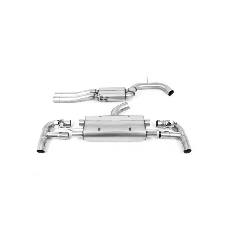 Milltek Exhaust  Audi RS3 Sportback 400PS (8V MQB  Facelift Only)  OPF/GPF Models GPF Back Exhaust 80mm SSXAU880