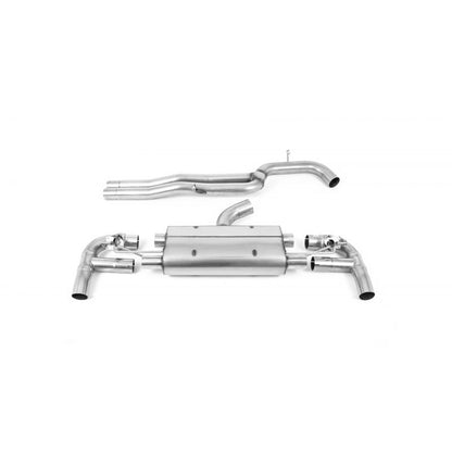 Milltek Exhaust  Audi RS3 Sportback 400PS (8V MQB  Facelift Only)  OPF/GPF Models GPF Back Exhaust 80mm SSXAU884