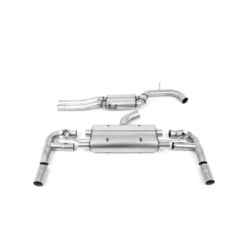 Milltek Exhaust  Audi RS3 Saloon / Sedan 400PS (8V MQB)  Non-OPF/GPF Models Cat Back Exhaust 80mm SSXAU889