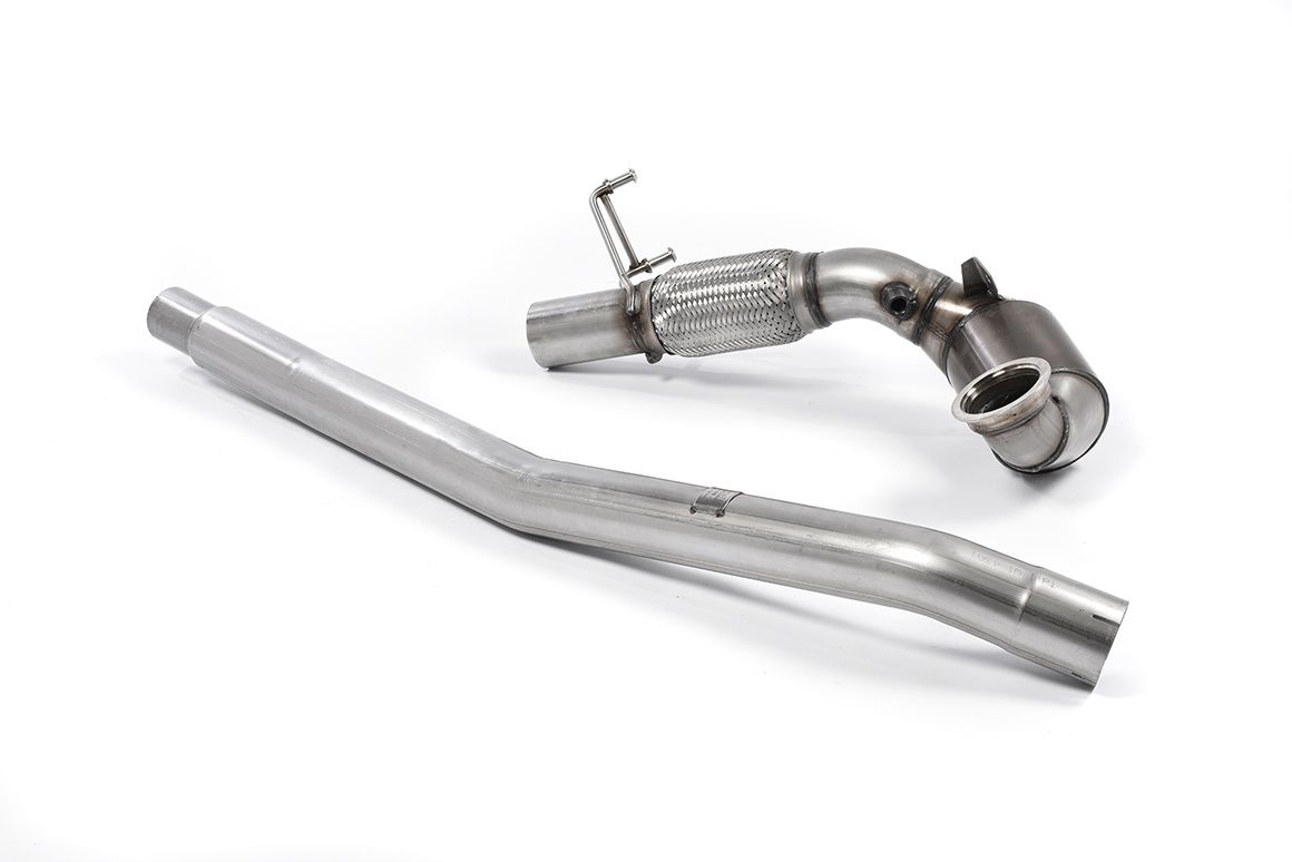 Milltek Exhaust - Seat Leon Cupra 300 2.0 TSI Large Bore Downpipe and Hi-Flow Sports Cat SSXVW396