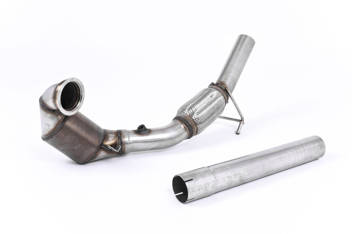 Milltek Sport - Volkswagen Polo GTI 1.8 TSI 192PS (3 & 5 door) Large Bore Downpipe and Hi-Flow Sports Cat SSXVW417